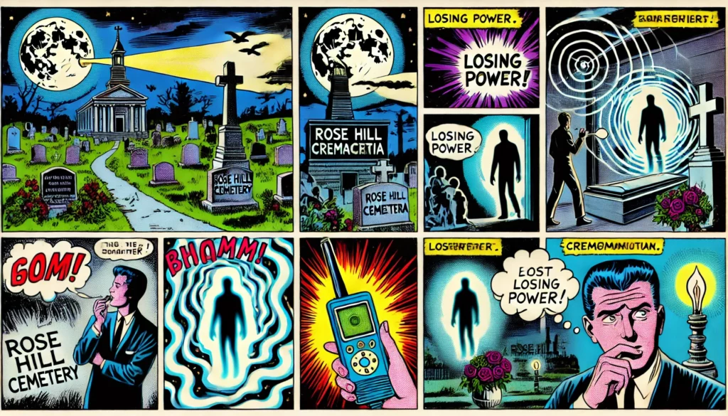 Uncommon night visit to Rose Hill Cemetery Hagerstown Maryland Nov 2023