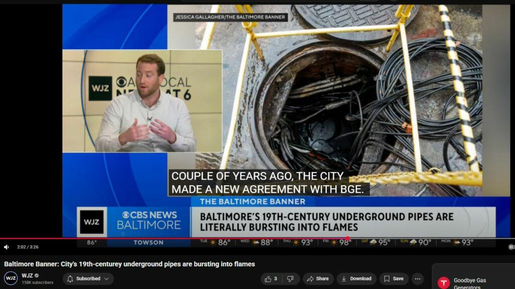 MINOS Project and Baltimore the new Centralia